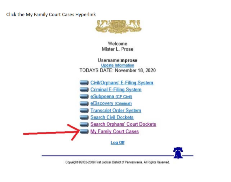 How to Access Your Family Law Case Online Philadelphia Legal Assistance